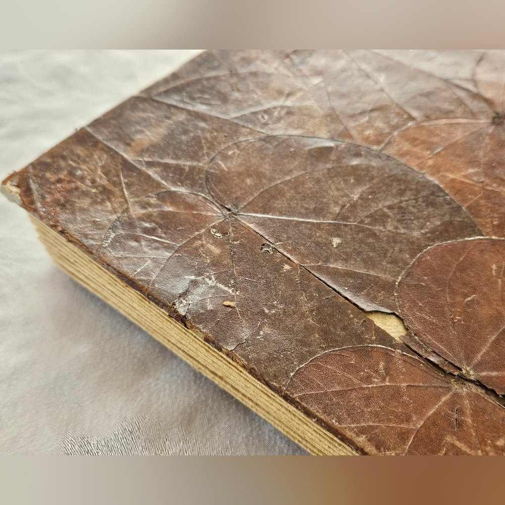 Photo Album Tropical Palm Trees Natural Fiber Pages Binding Cover Bahamas Hawaii - Picture 12 of 13